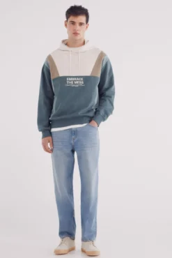 Sudadera capucha cortes