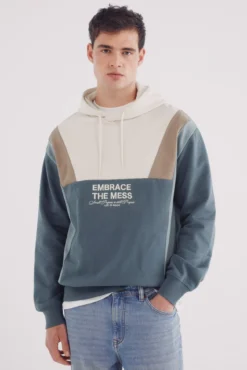 Sudadera capucha cortes