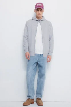 Sudadera capucha cremallera