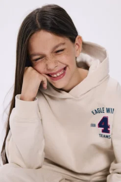 Sudadera capucha Eagle Wings niña