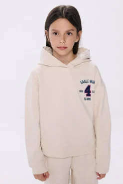 Sudadera capucha Eagle Wings niña