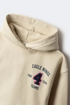 Sudadera capucha Eagle Wings niña