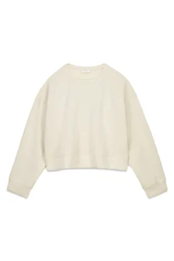 Sudadera cepillada con tacto sedoso.