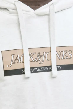 Sudadera con capucha y logo frontal
