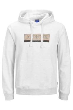 Sudadera con capucha y logo frontal