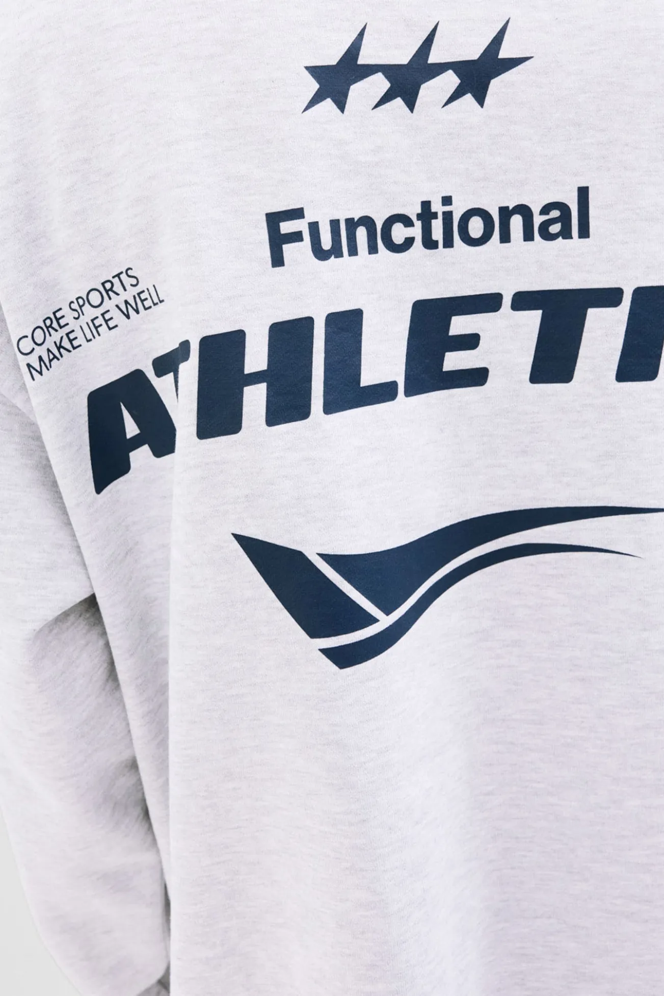 Sudadera cropped athletic essentials