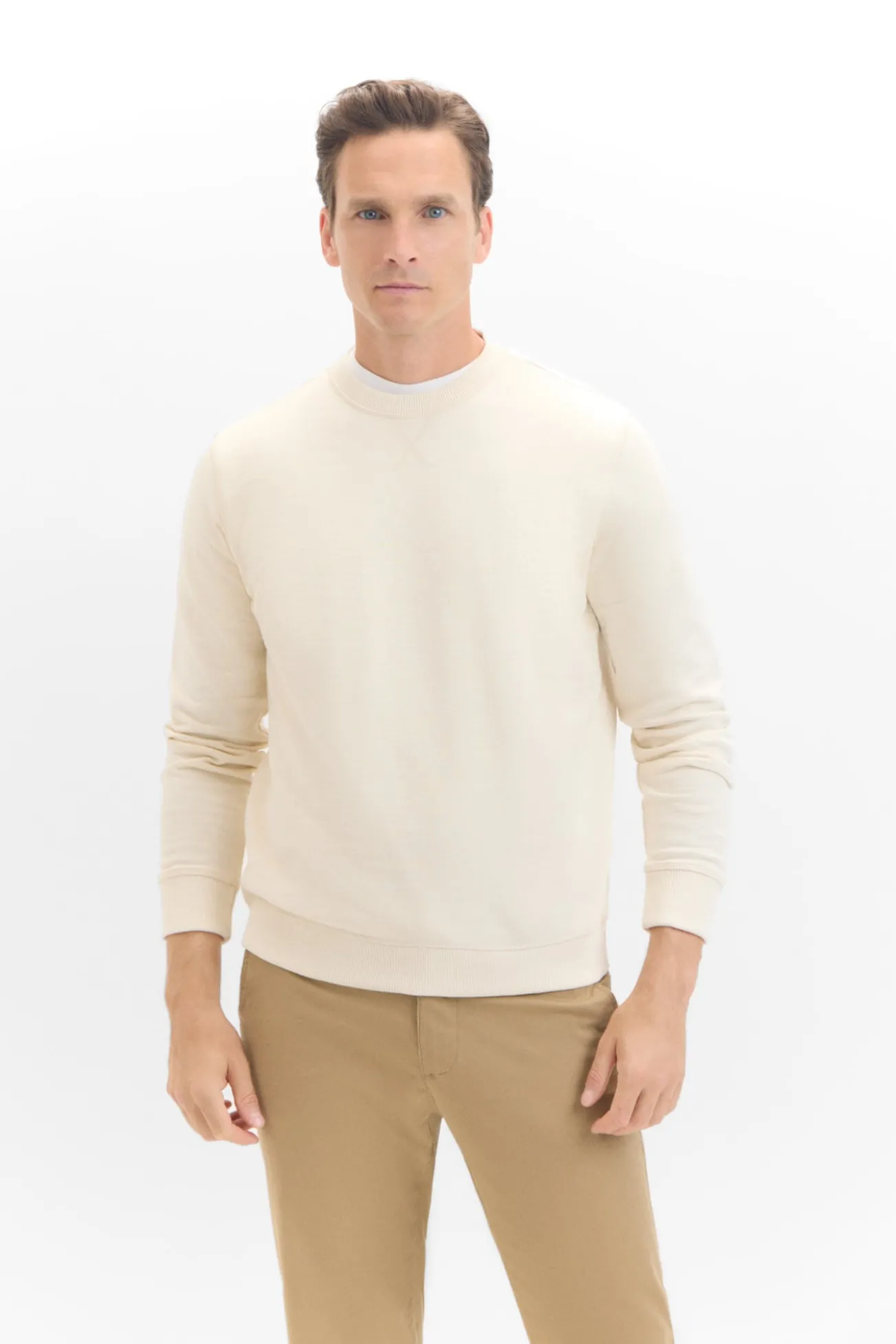 Sudadera cuello caja