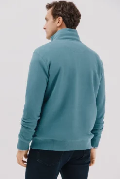 Sudadera cuello cremallera