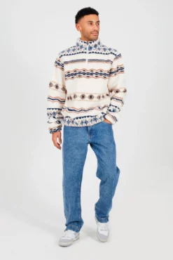 Sudadera cuello cremallera