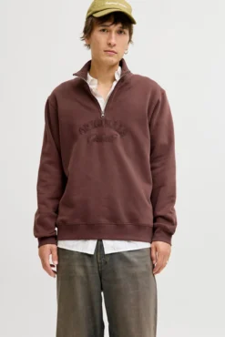 Sudadera cuello cremallera