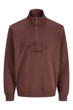 Sudadera cuello cremallera