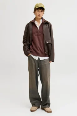 Sudadera cuello cremallera