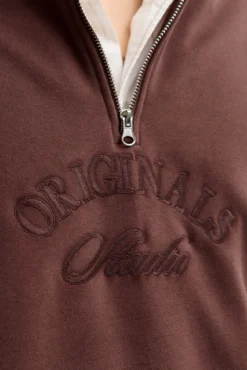 Sudadera cuello cremallera