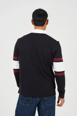 Sudadera cuello polo
