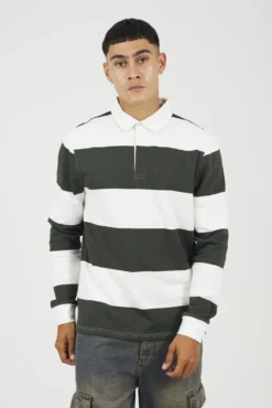 Sudadera cuello polo
