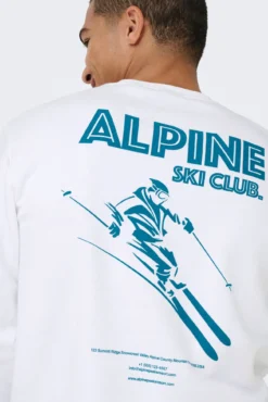 Sudadera cuello redondo
