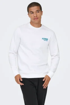 Sudadera cuello redondo