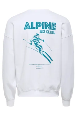 Sudadera cuello redondo
