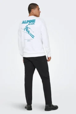 Sudadera cuello redondo