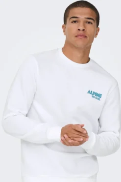Sudadera cuello redondo