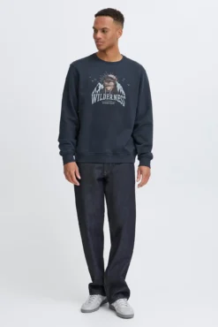 Sudadera cuello redondo