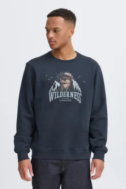 Sudadera cuello redondo