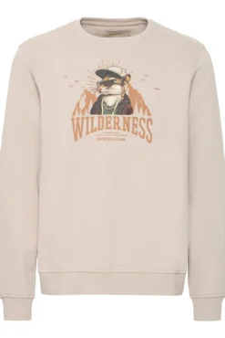 Sudadera cuello redondo