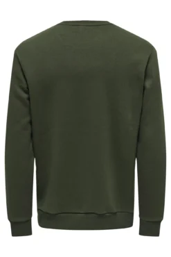 Sudadera cuello redondo