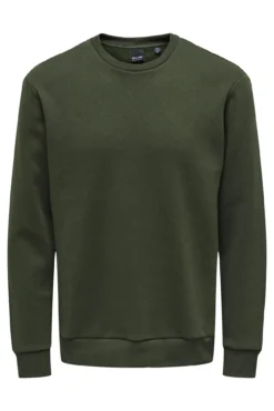 Sudadera cuello redondo