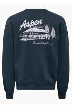 Sudadera cuello redondo