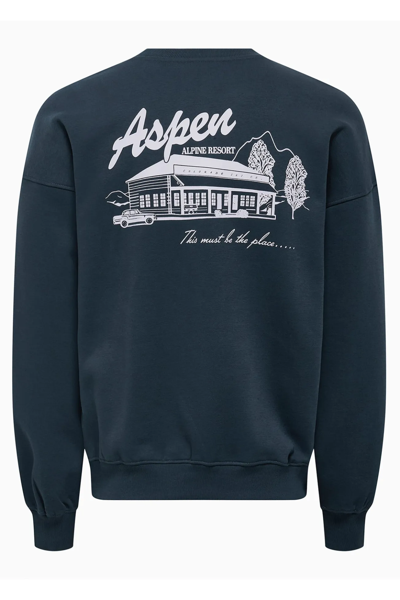 Sudadera cuello redondo