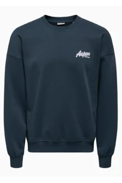 Sudadera cuello redondo