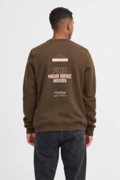 Sudadera cuello redondo