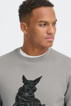 Sudadera cuello redondo