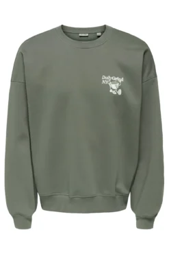 Sudadera cuello redondo