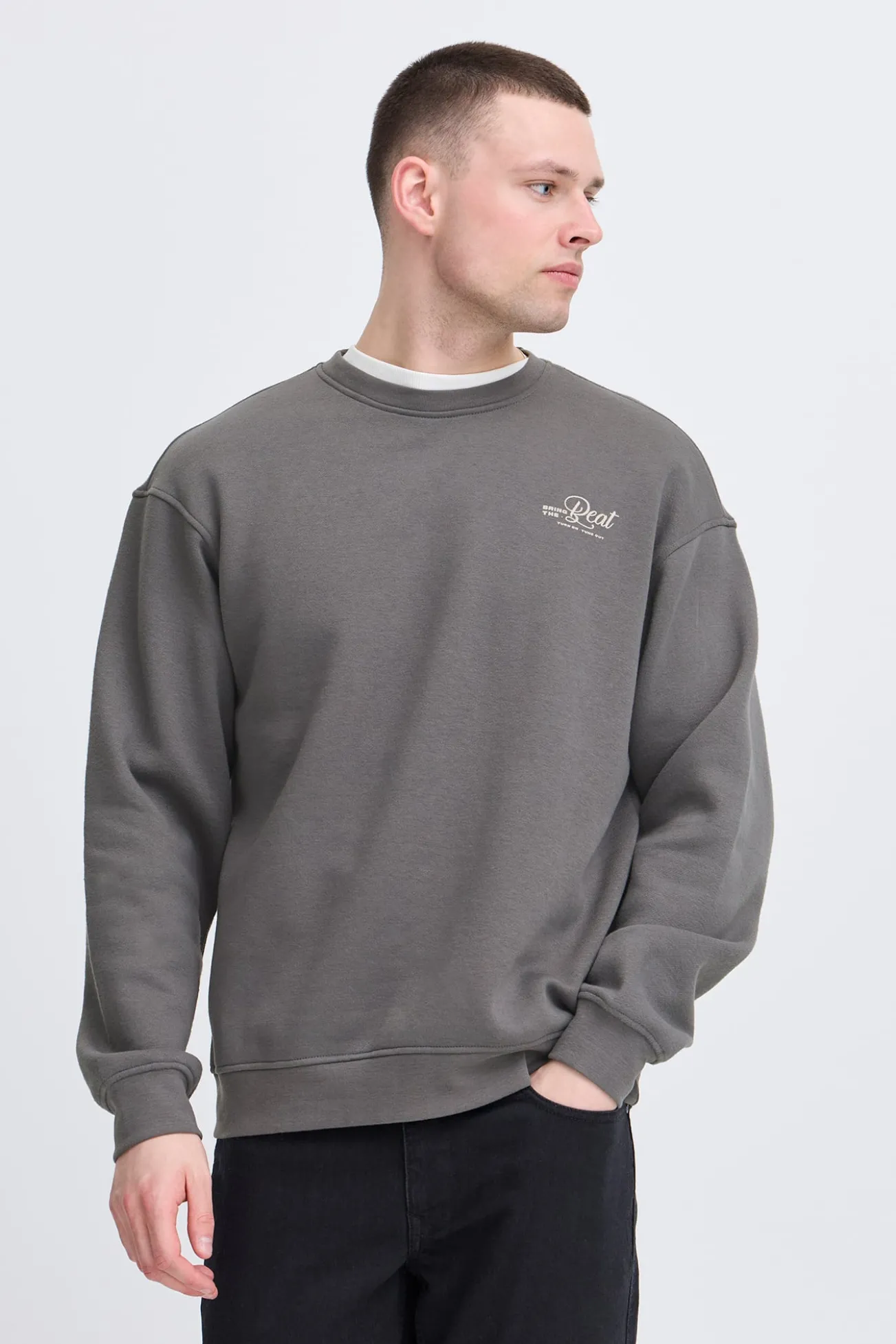 Sudadera cuello redondo