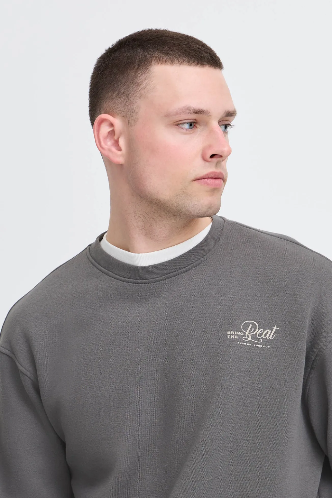 Sudadera cuello redondo