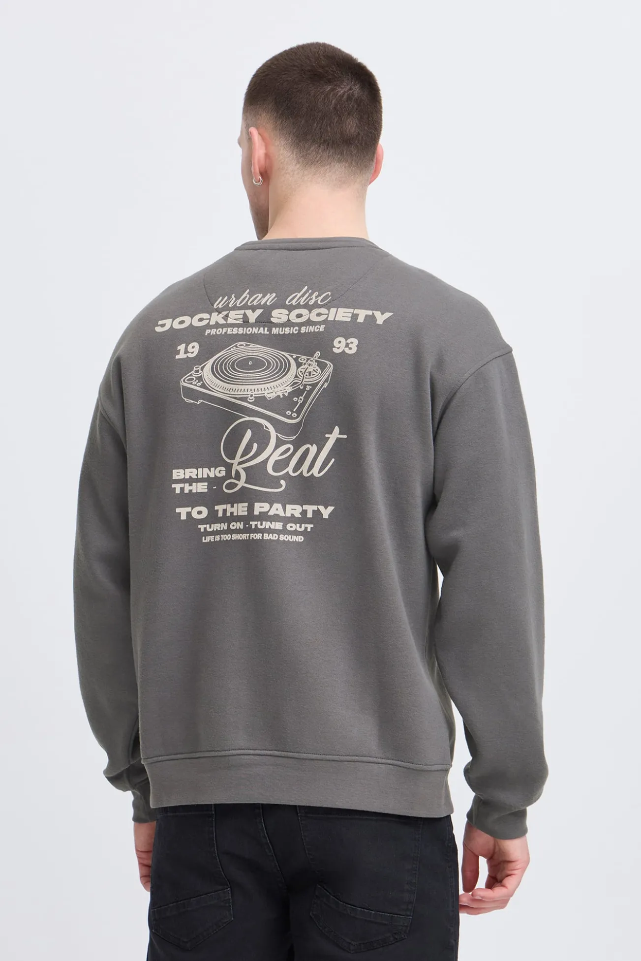 Sudadera cuello redondo