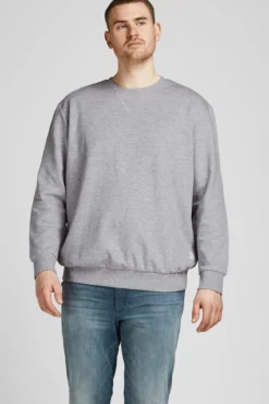 Sudadera cuello redondo básica PLUS