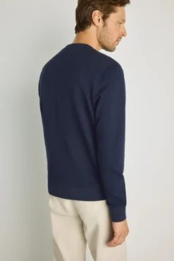 Sudadera cuello redondo con logo