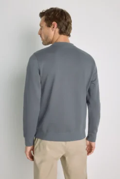 Sudadera cuello redondo con logo