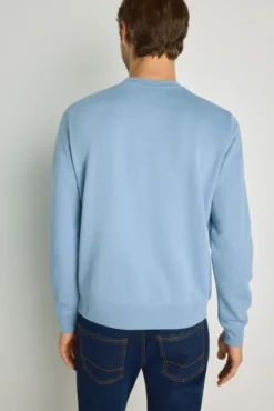Sudadera cuello redondo con logo
