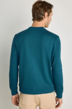 Sudadera cuello redondo con logo