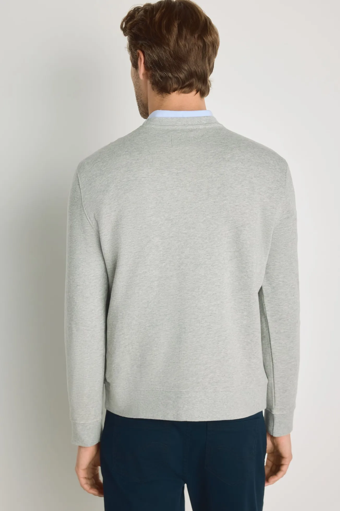 Sudadera cuello redondo con logo