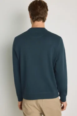 Sudadera cuello redondo con logo
