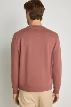 Sudadera cuello redondo con logo