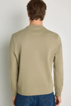 Sudadera cuello redondo con logo