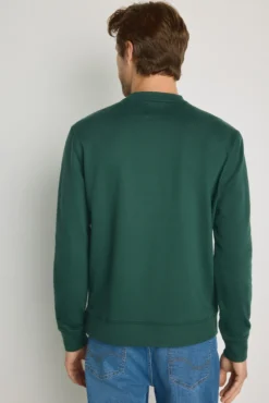Sudadera cuello redondo con logo