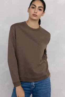 Sudadera detalle beads