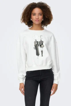 Sudadera dibujo frontal